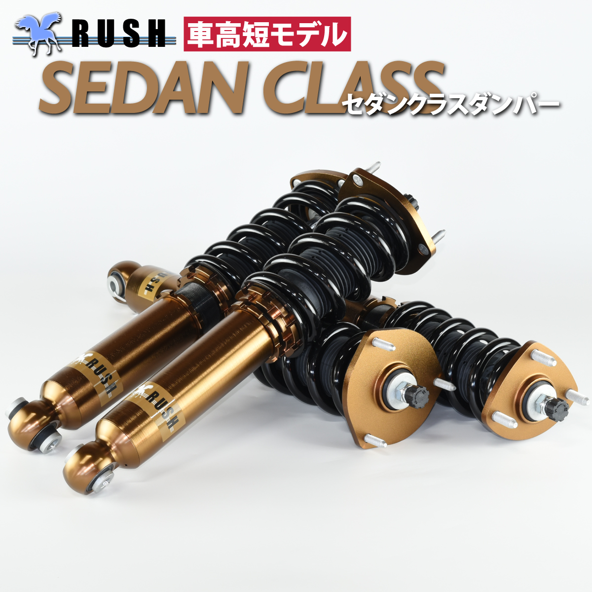SXE10/GXE10 アルテッツァ 前期/後期【RUSH車高調 SEDAN CLASS】